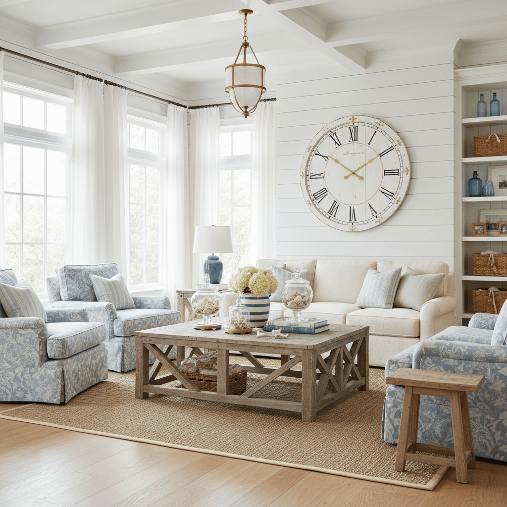 Best Clocks for Hamptons-Style Interiors - Infinity Clocks