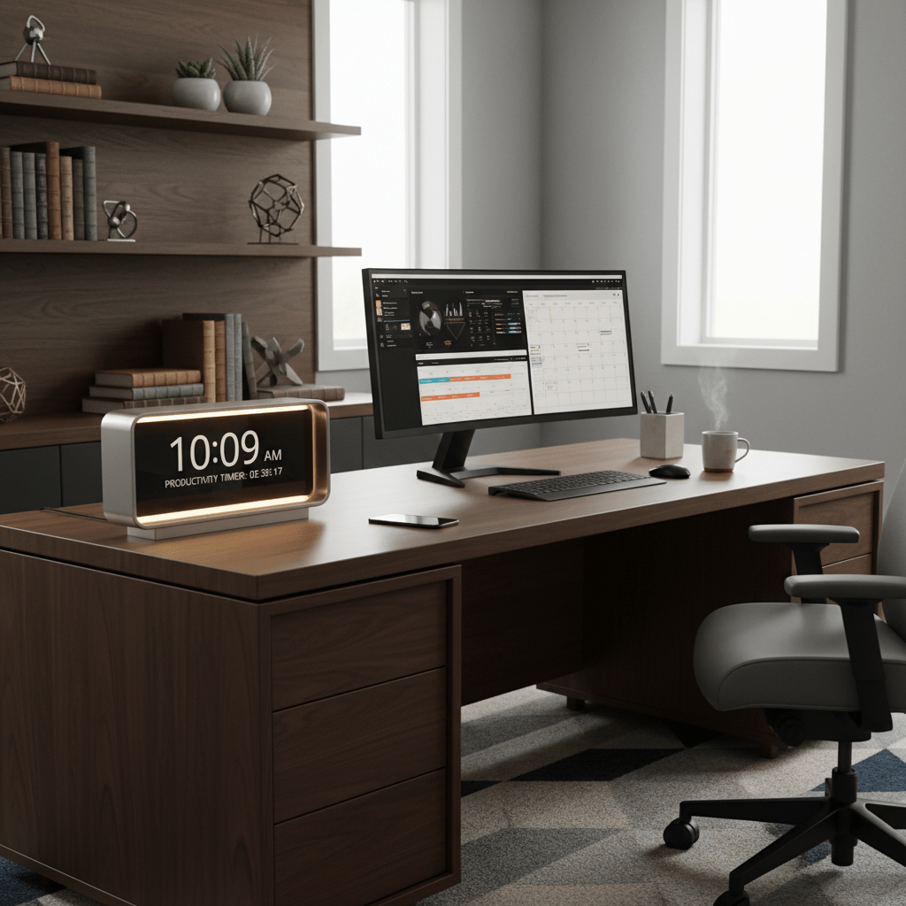 Best Office and Home Office Clocks for Productivity and Focus - Infinity Clocks