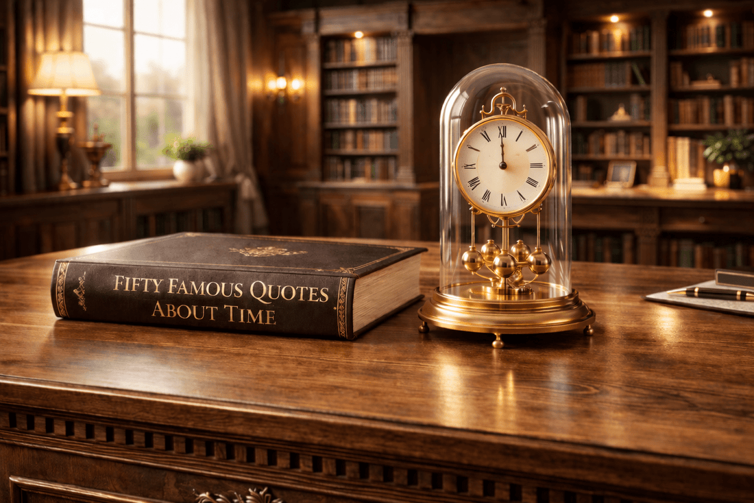 Fifty Timeless Quotes About Time from History's Greatest Minds - Infinity Clocks