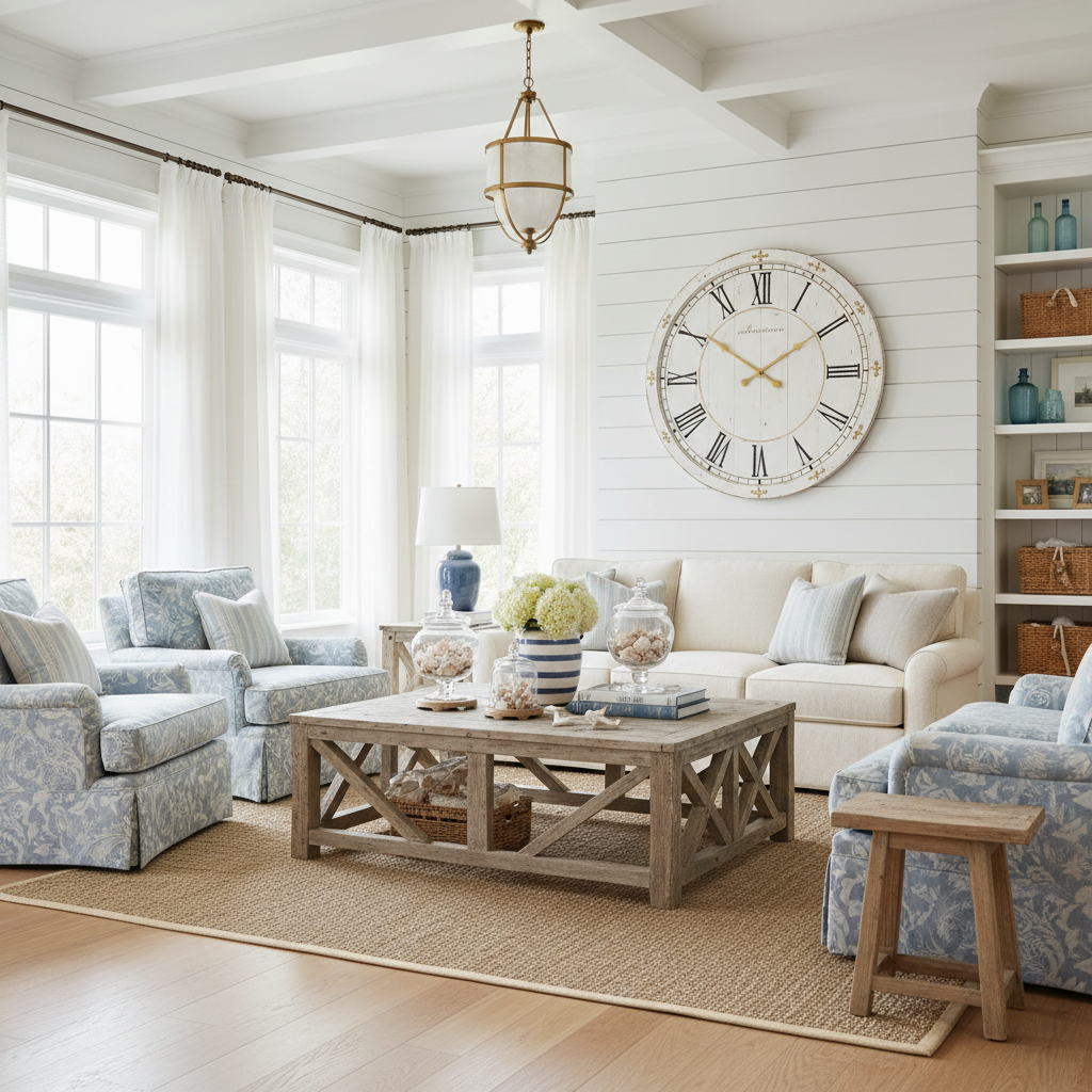 Best Clocks for Hamptons-Style Interiors