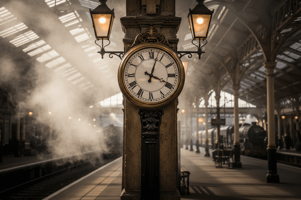 The History of Railway Clocks and Why They’re Back in Style - Infinity Clocks