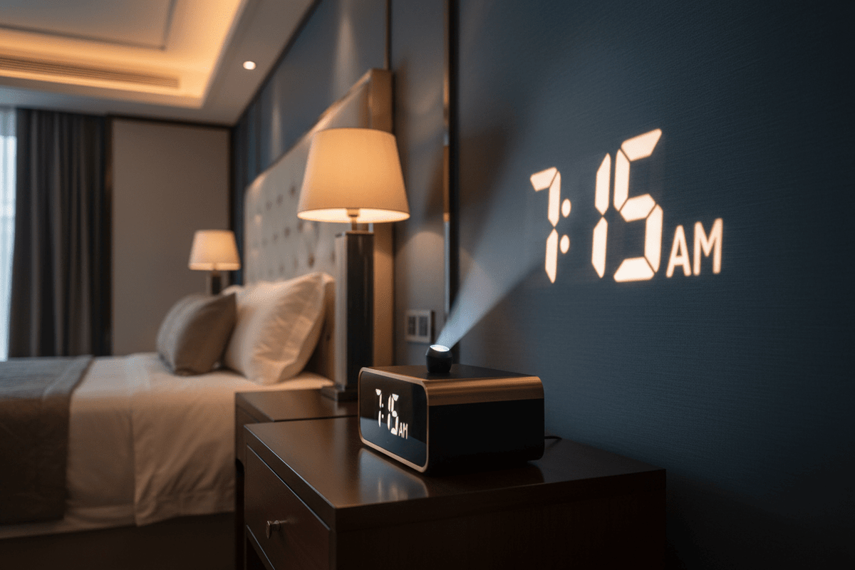 LED Digital Projection Alarm - Infinity Clocks