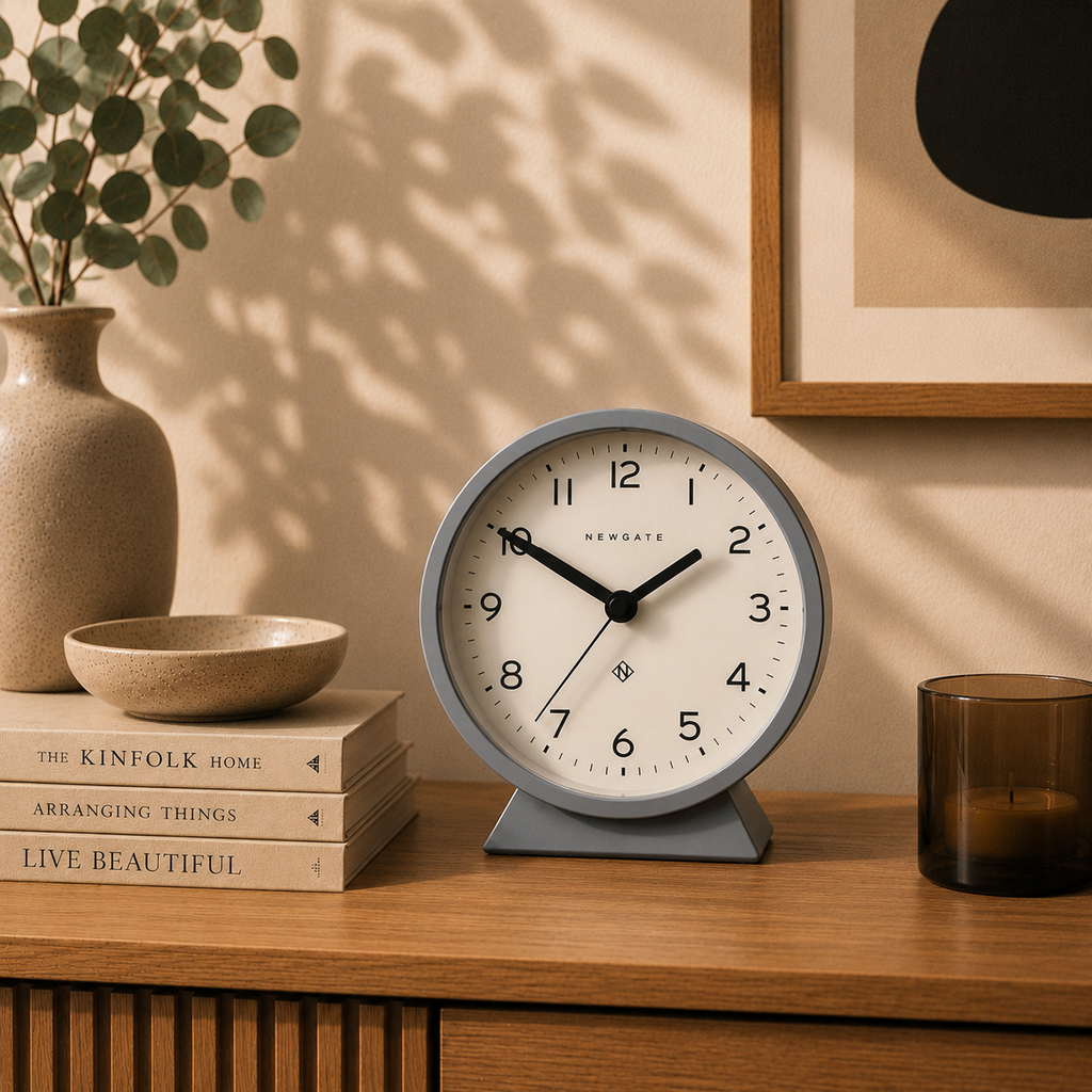 Newgate M Mantel Clock - Posh Grey