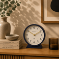 Newgate Q Mantel Clock – Petrol Blue