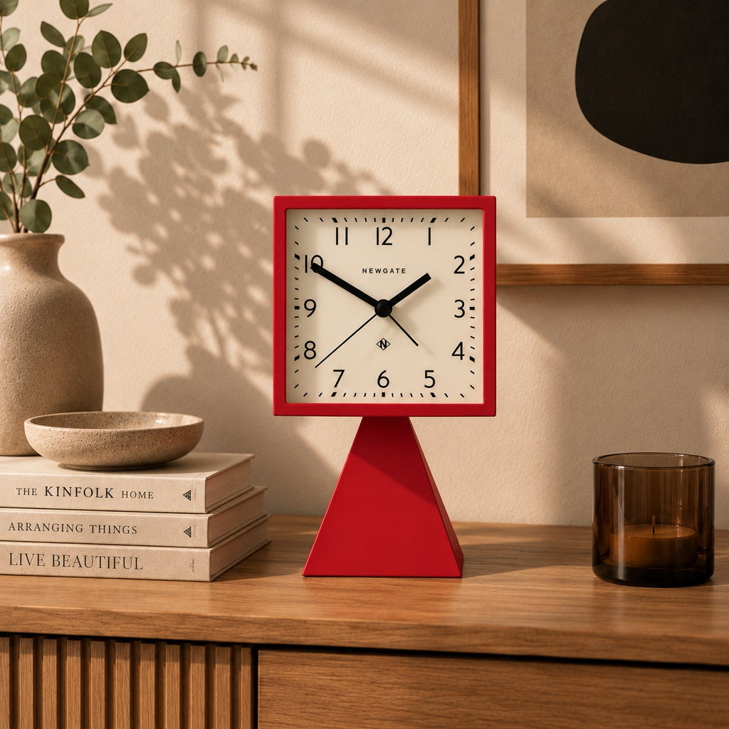 Newgate Brian Alarm Clock - Fire Engine Red
