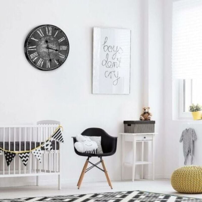 Clock Motor with High Torque and Long Shaft Compatible with 7-Inch Spade Hands