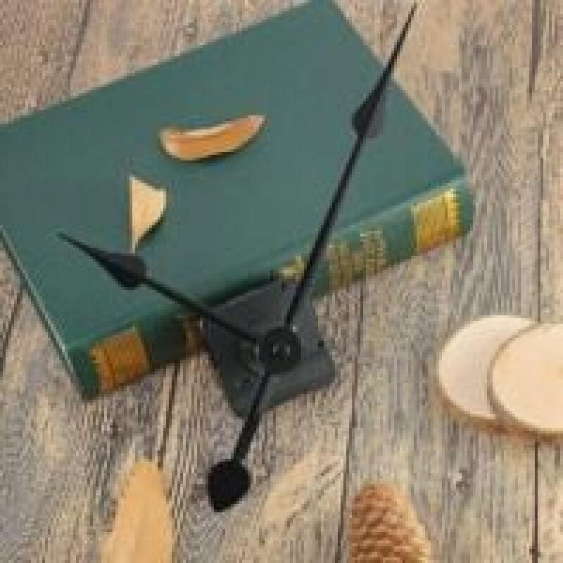 Clock Motor with High Torque and Long Shaft Compatible with 7-Inch Spade Hands