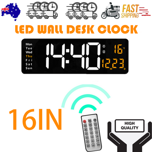 LED Digital Wall Clock