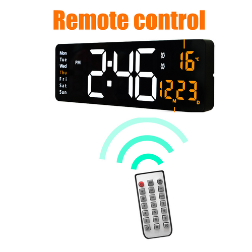 LED Digital Wall Clock