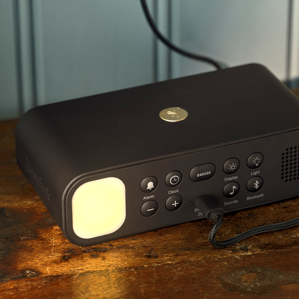 Kreafunk Wakie Alarm Clock Qi Charger + Bluetooth - Black