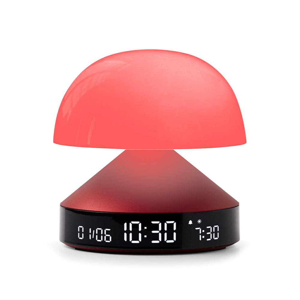 Lexon Mina Sunrise Alarm Clock – Red