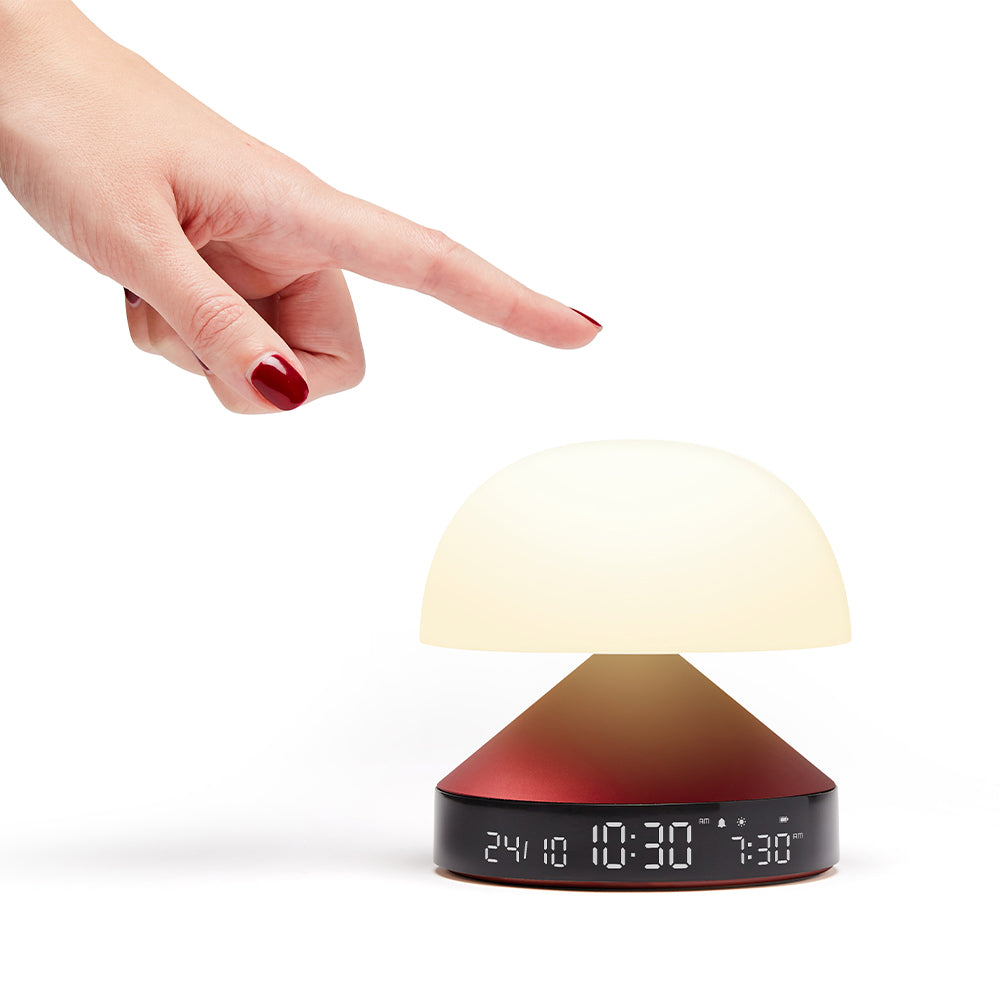 Lexon Mina Sunrise Alarm Clock – Red