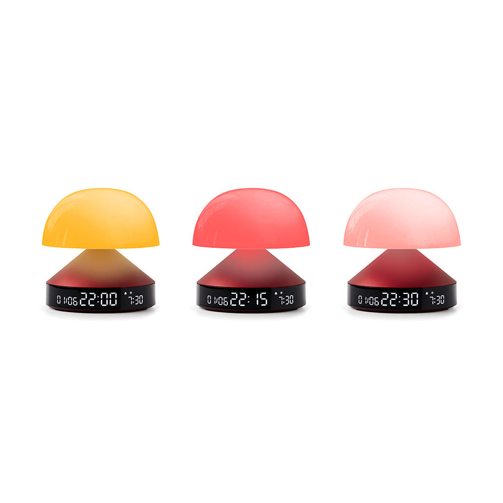Lexon Mina Sunrise Alarm Clock – Red