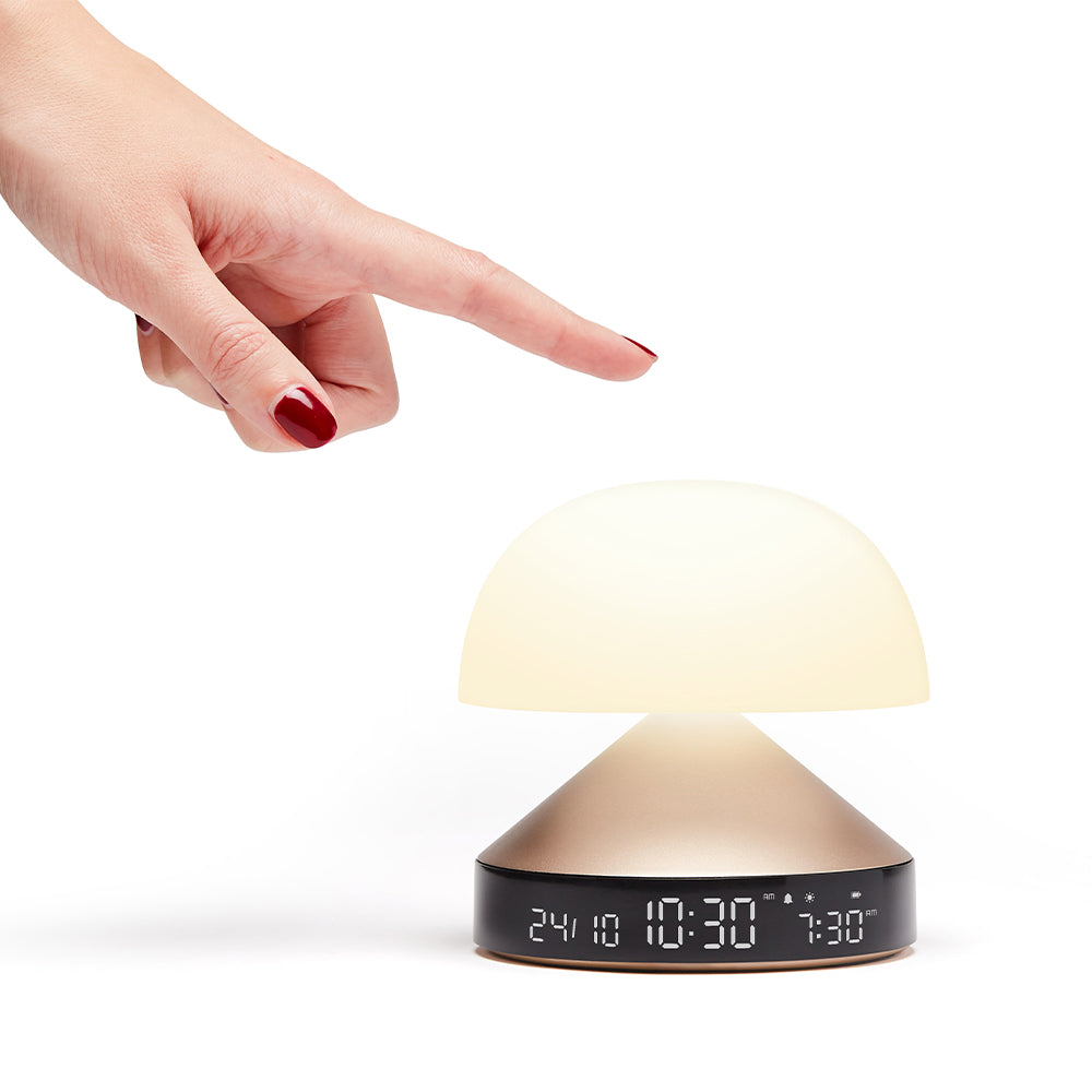 Lexon Mina Sunrise Alarm Clock – Gold