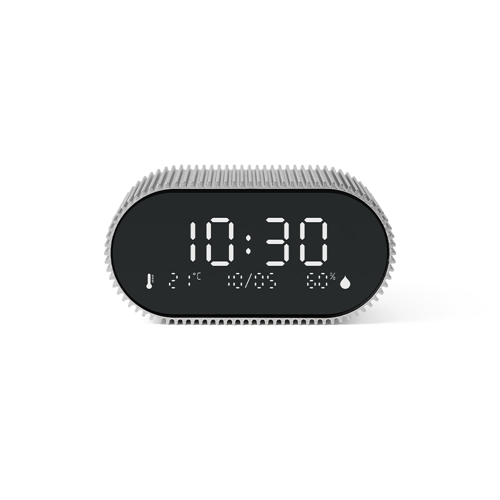 Lexon Ray Rechargeable LCD Alarm Clock – Alu Polish