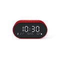 Lexon Ray Rechargeable LCD Alarm Clock – Red