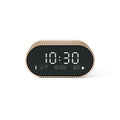 Lexon Ray Rechargeable LCD Alarm Clock – Gold