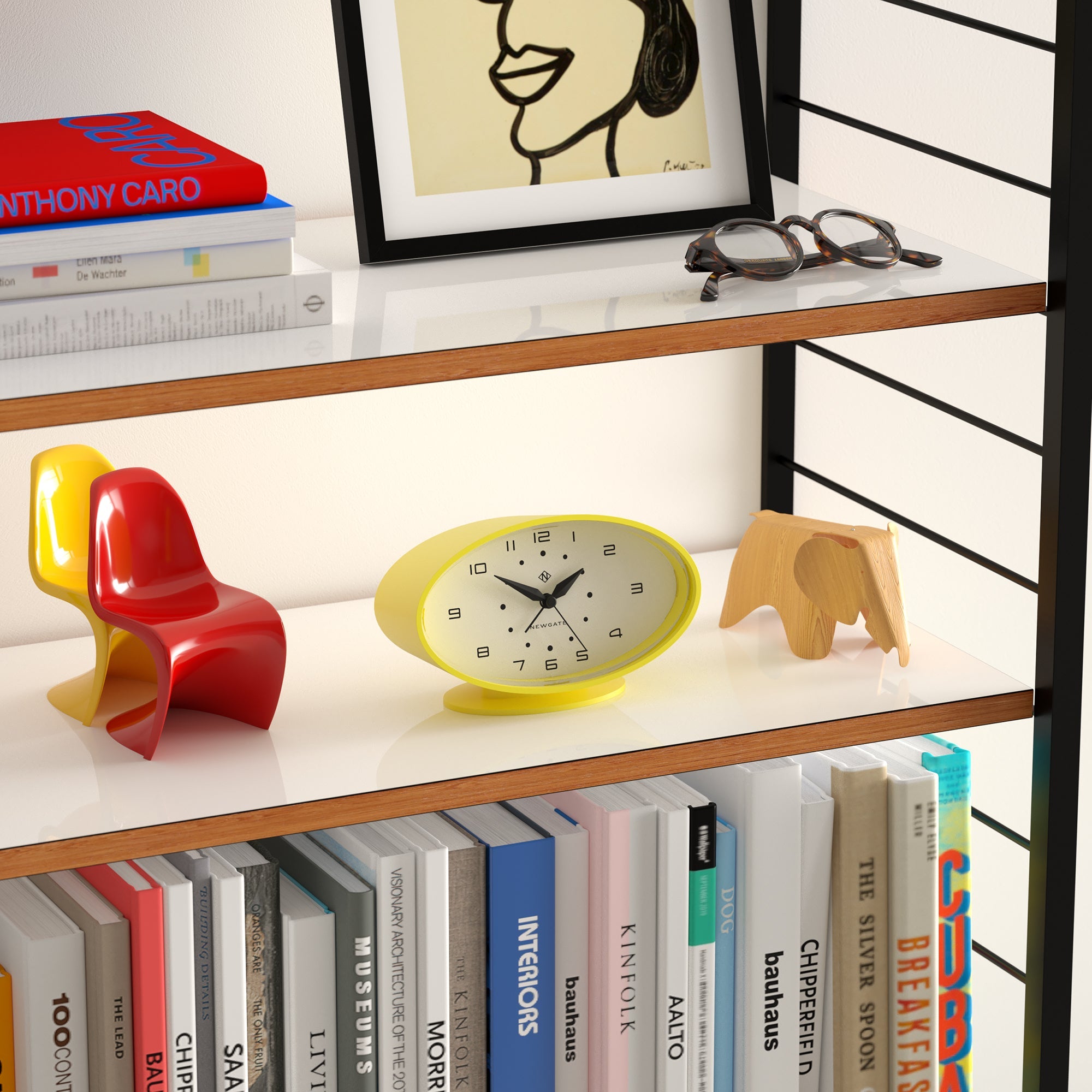 Newgate Ronnie Alarm Clock - Yellow