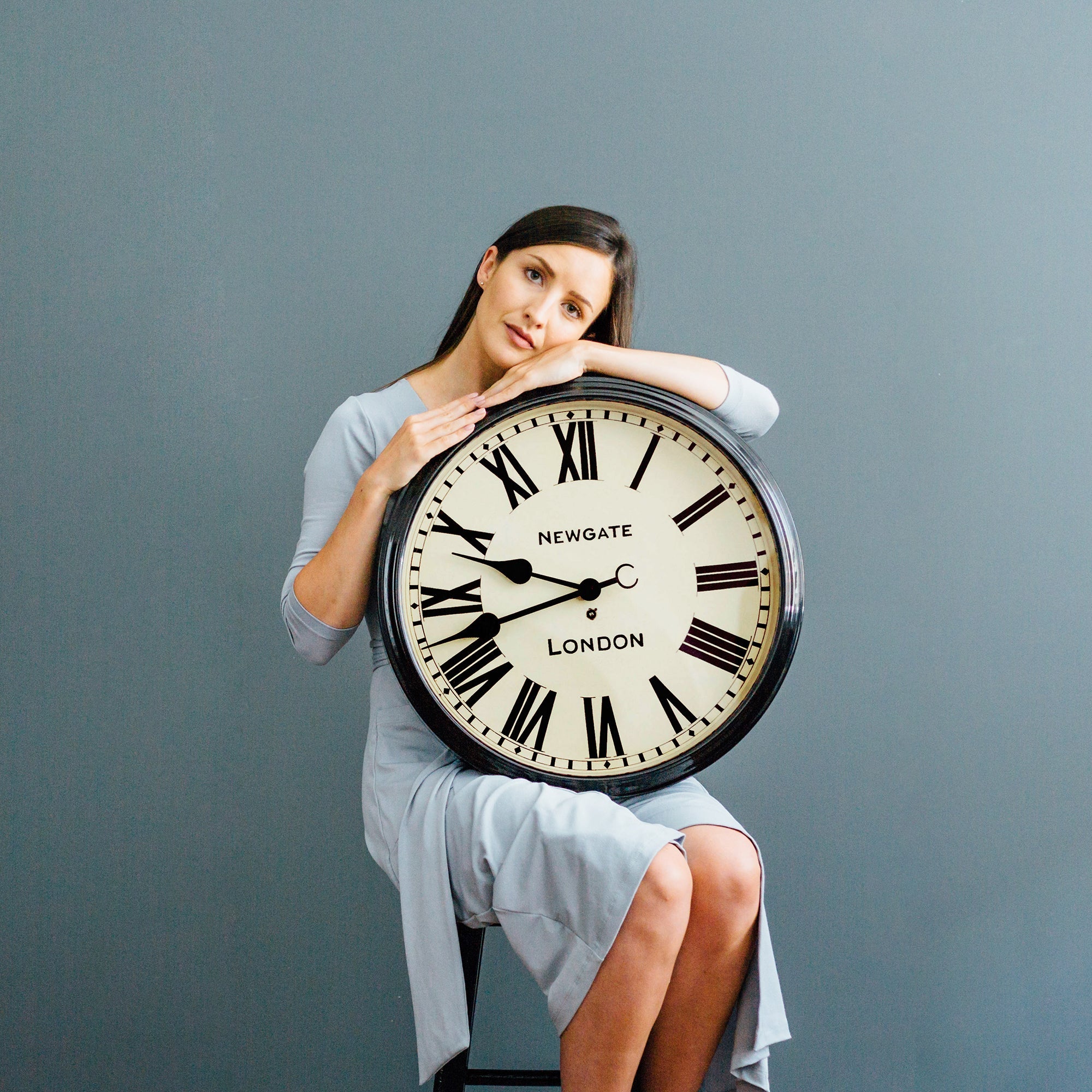 Newgate Battersby Clock - Black