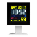 Newgate Monolith LCD Alarm Clock – White