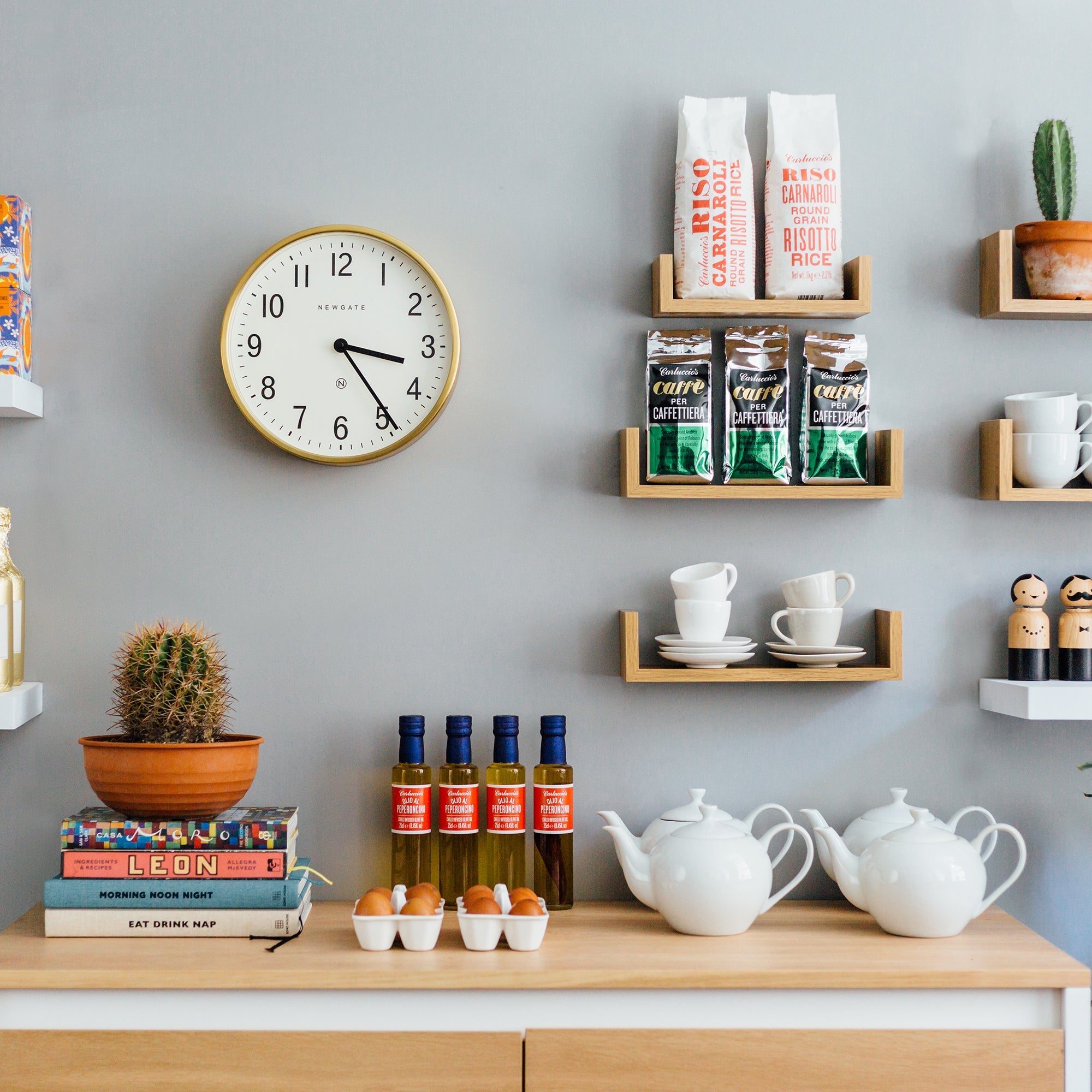 Newgate Master Edwards Clock - Radial Brass