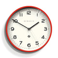 Newgate Number Three Echo Clock - Silicone Red