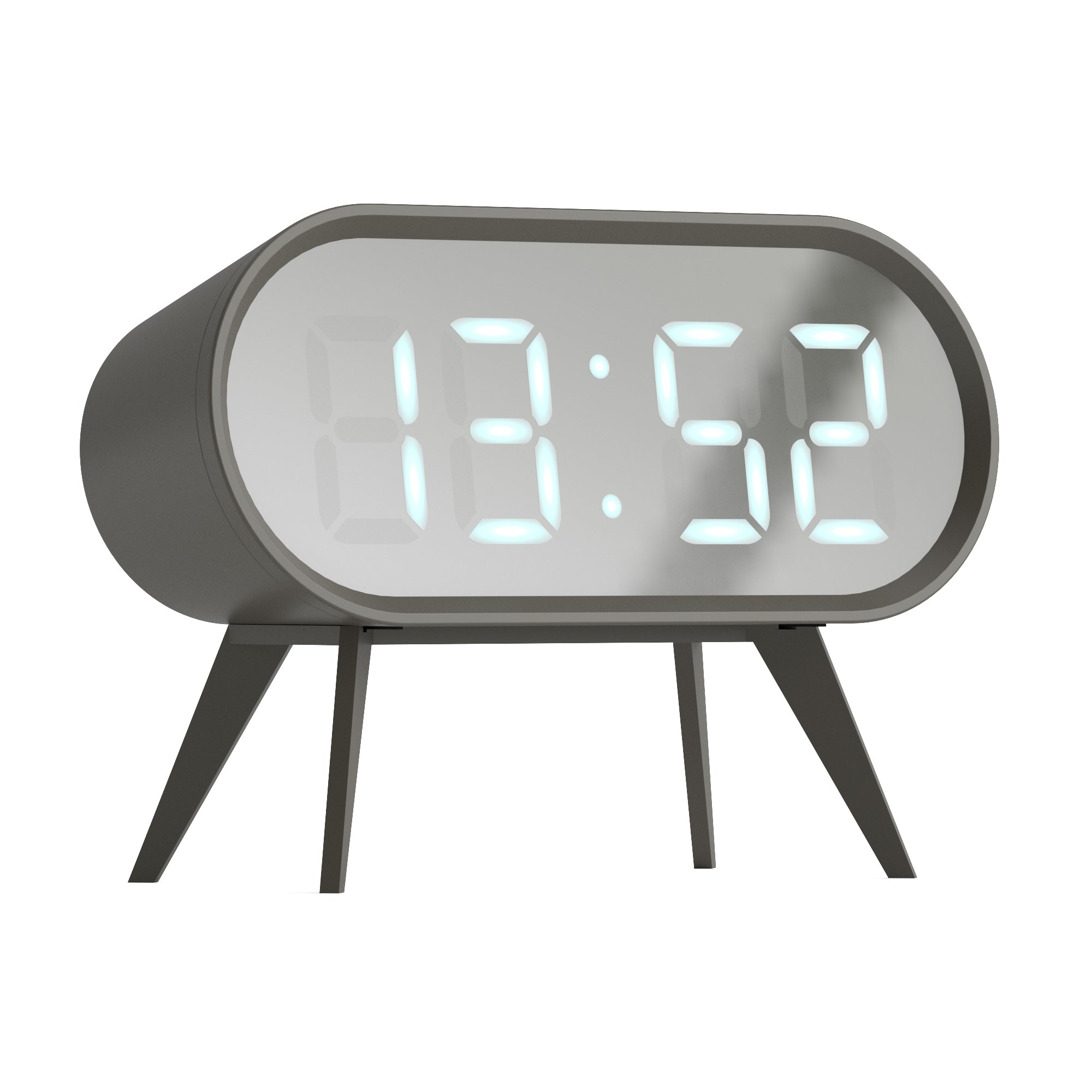 Newgate Space Hotel Cyborg Led Alarm Clock - Grey