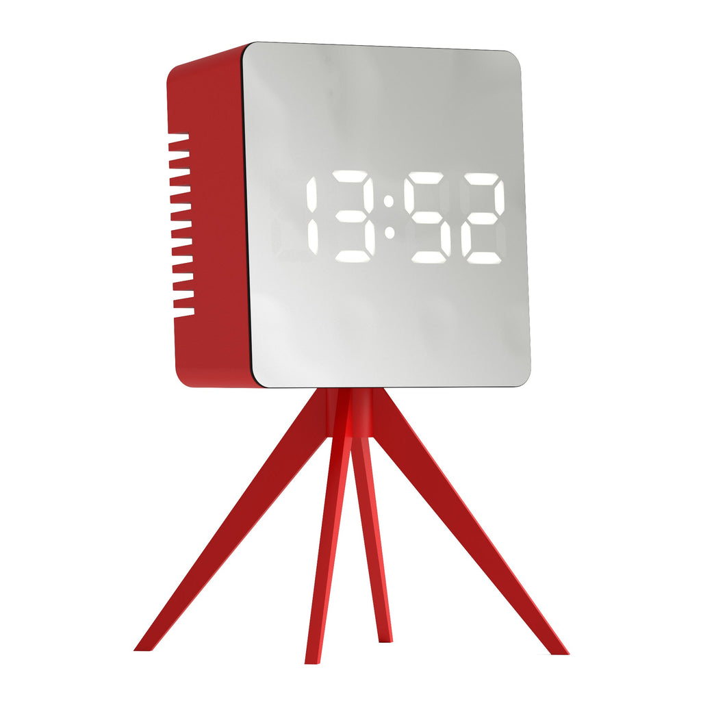 Newgate Space Hotel Droid Led Alarm Clock - Red