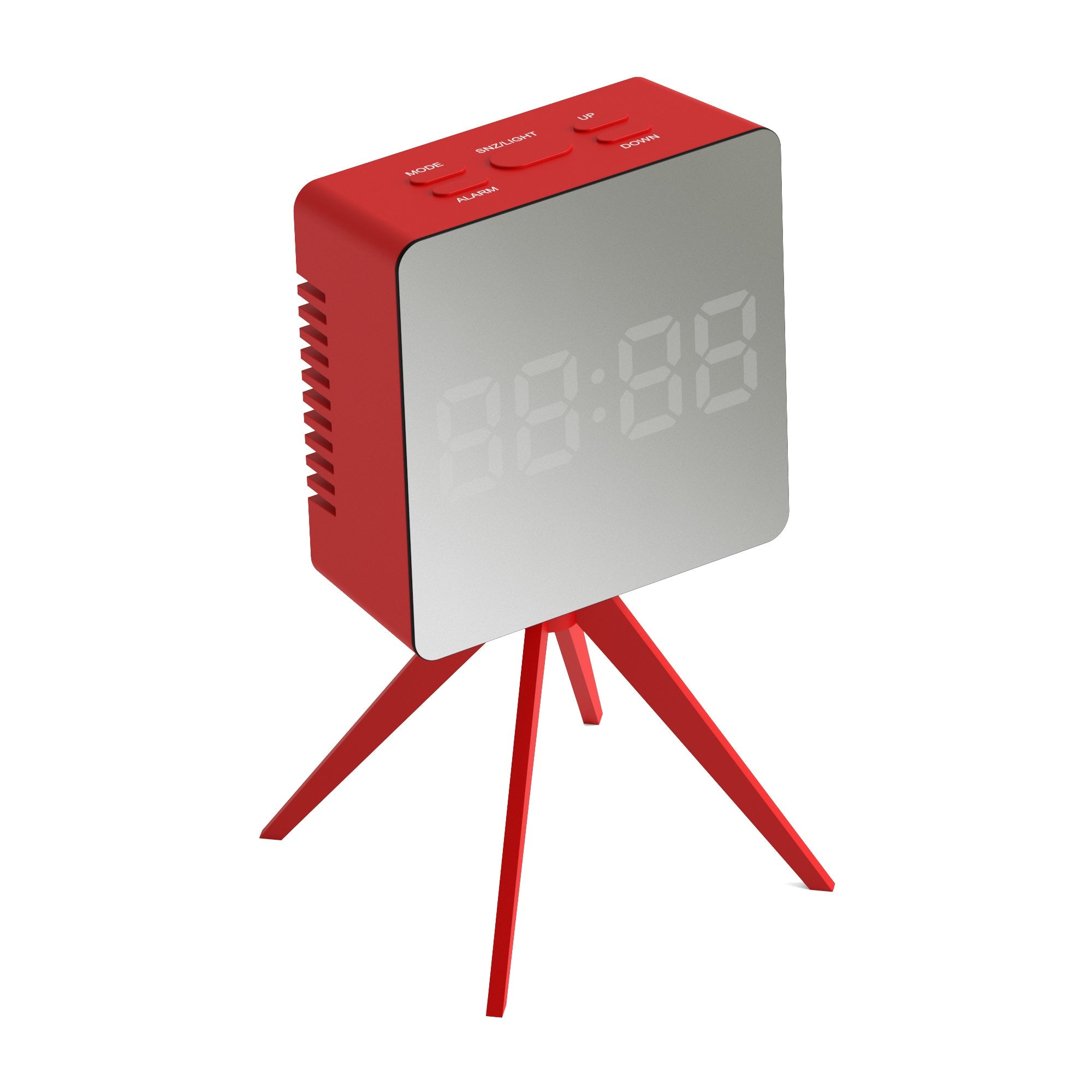 Newgate Space Hotel Droid Led Alarm Clock - Red