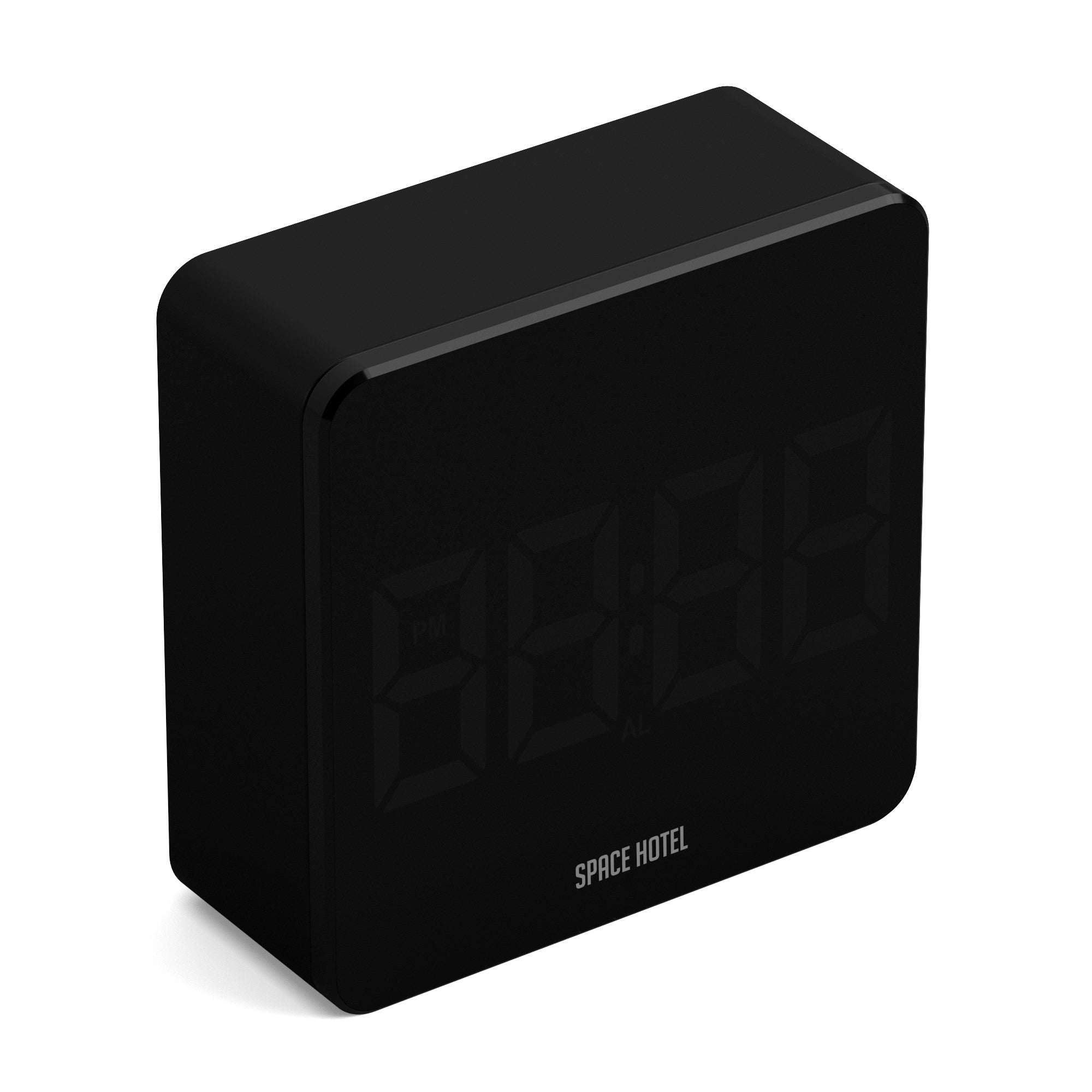 Newgate Space Hotel Orbatron Alarm Clock Black Case - Black Lens - Green LED