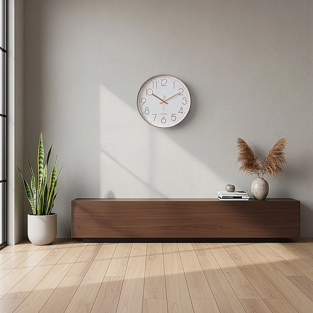 Modern Rose Gold Wall Clock