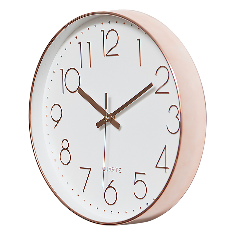 Modern Rose Gold Wall Clock