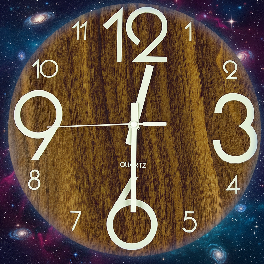 Glow In The Dark Wall Clock Luminous - Quartz Quiet