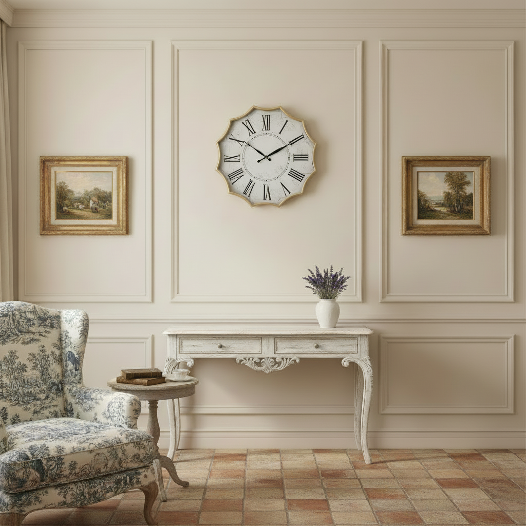 Scalloped Wall Clock