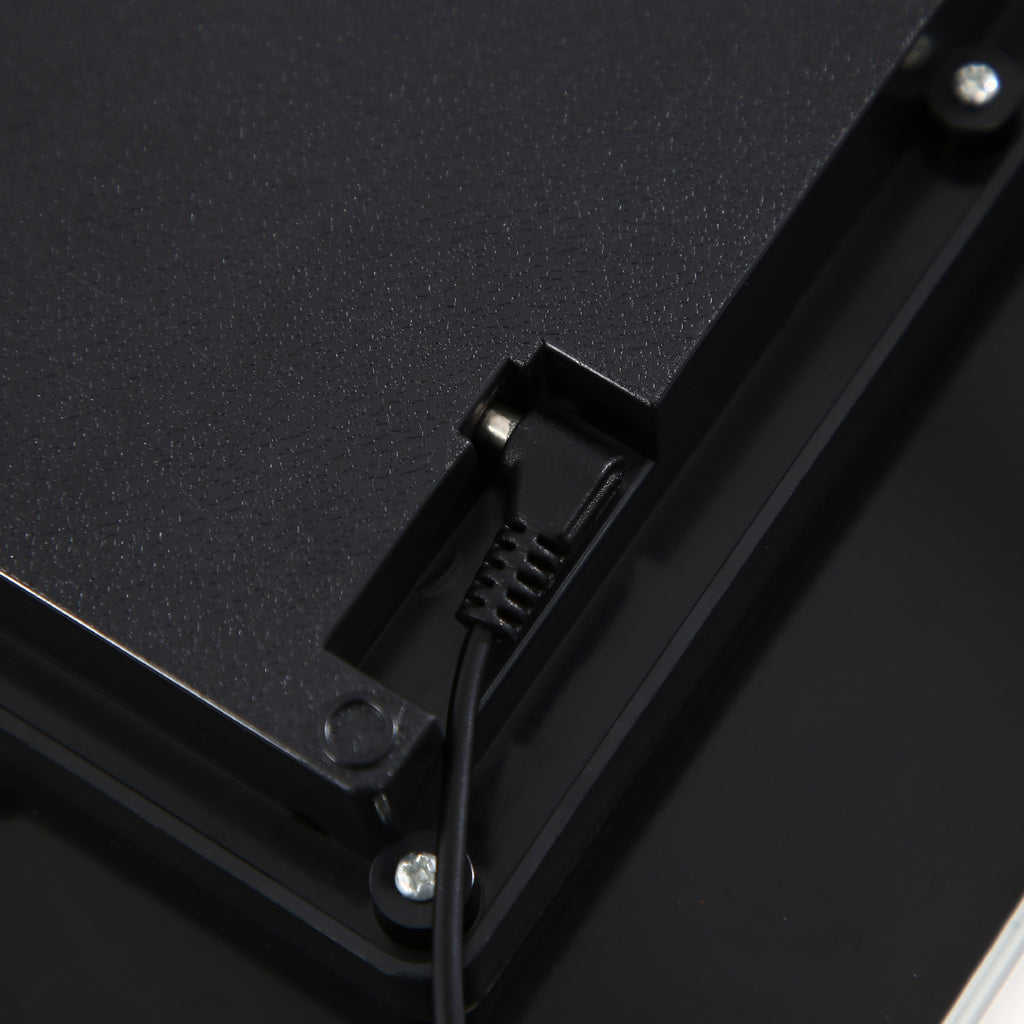 LED Digital Clock with Temperature Display & Mirror Finish