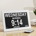 Artiss 10" Digital Day Clock - White - Alarm Clocks