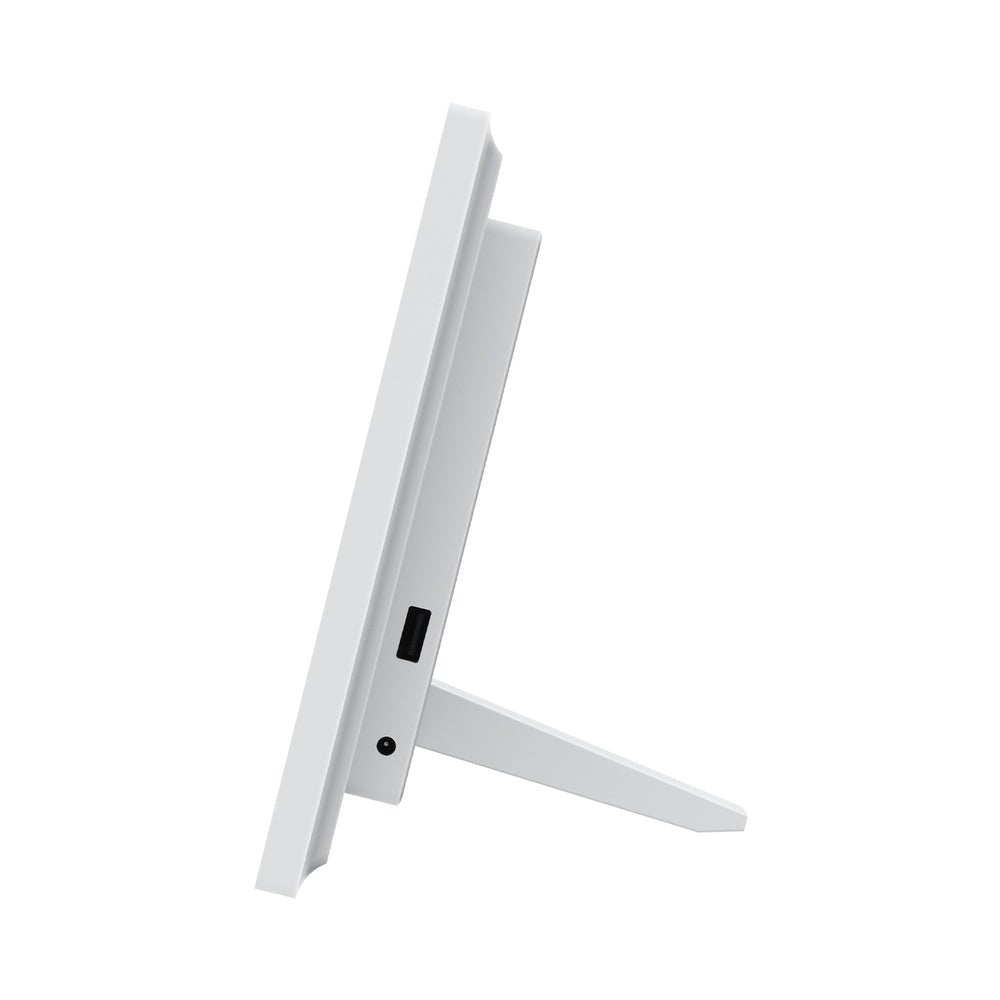 Artiss 8" Digital Day Clock Calendar Alarm - White - Alarm Clocks