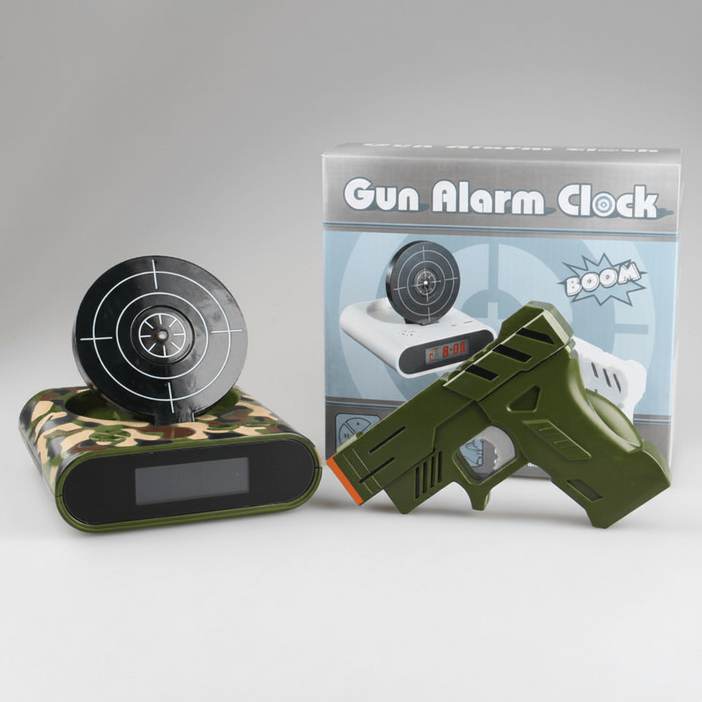 Gun Alarm Clock - Camouflage - Alarm Clocks