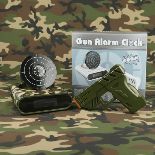 Gun Alarm Clock - Camouflage - Alarm Clocks
