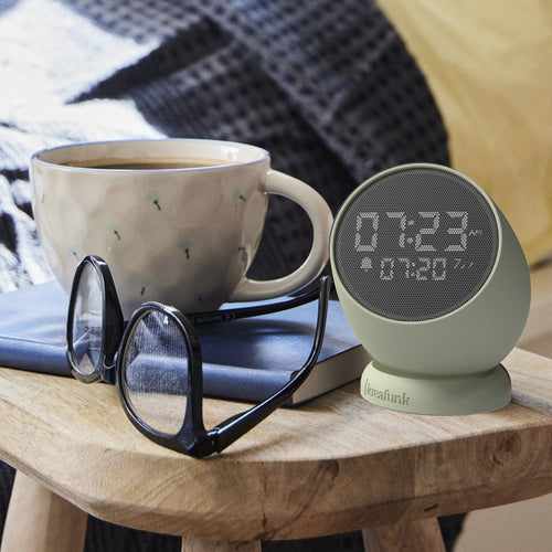 Kreafunk Bell Alarm Clock - Dusty Olive - Alarm Clocks