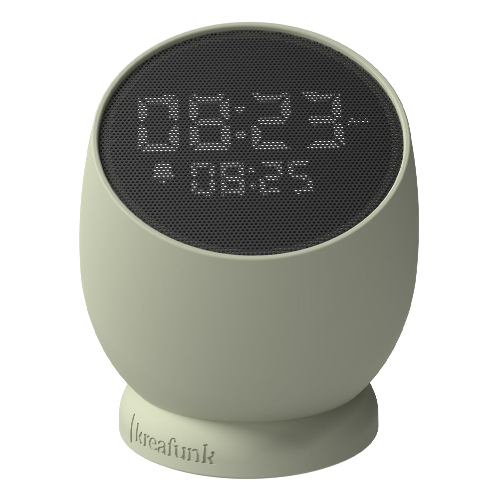 Kreafunk Bell Alarm Clock - Dusty Olive - Alarm Clocks
