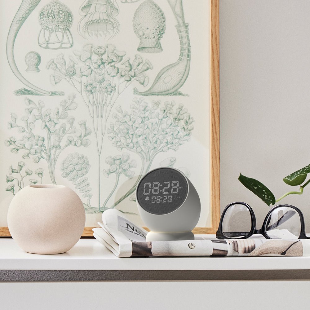Kreafunk Bell Alarm Clock - White - Alarm Clocks