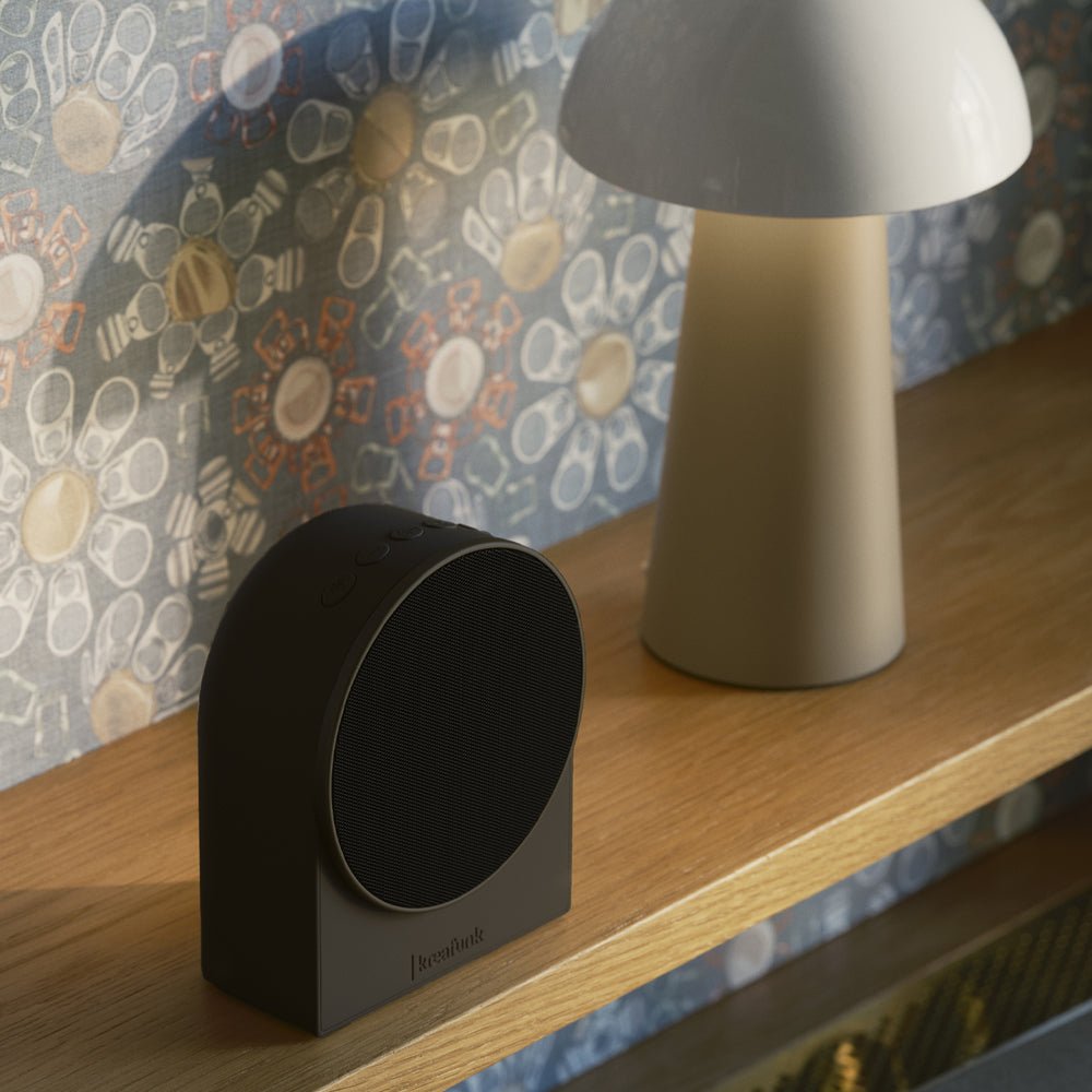 Kreafunk Ivy Alarm Clock W/ Bluetooth Speaker - Black - Alarm Clocks