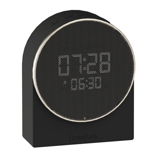 Kreafunk Ivy Alarm Clock W/ Bluetooth Speaker - Black - Alarm Clocks