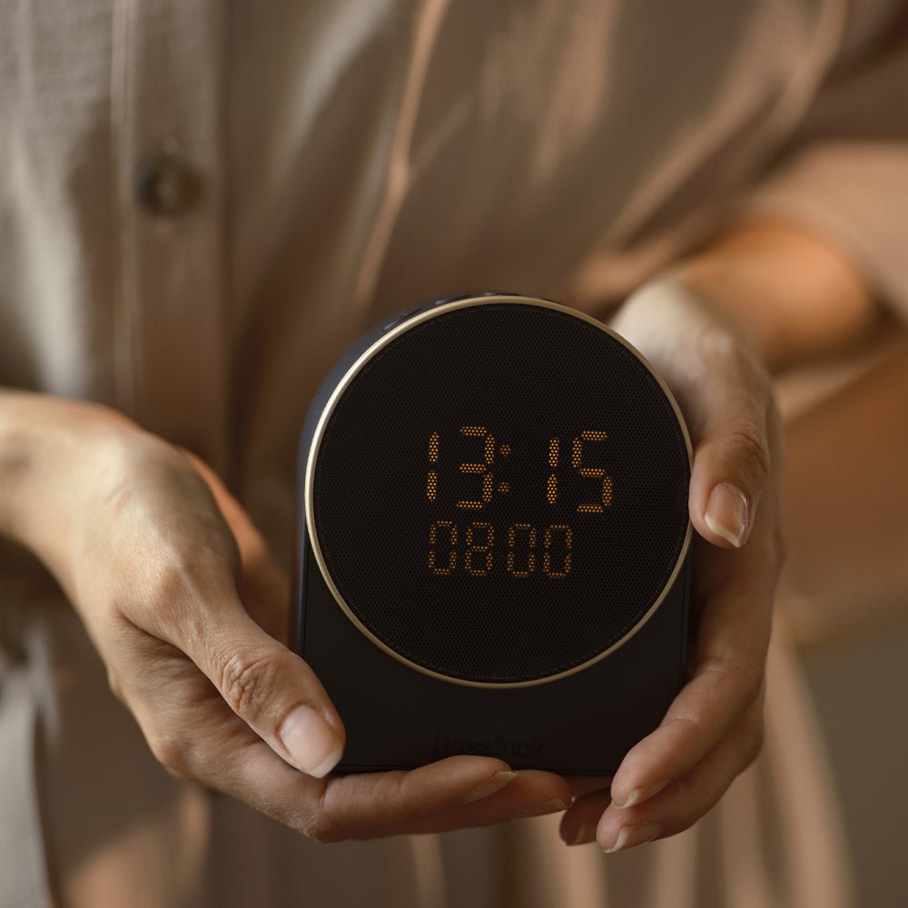 Kreafunk Ivy Alarm Clock W/ Bluetooth Speaker - Black - Alarm Clocks