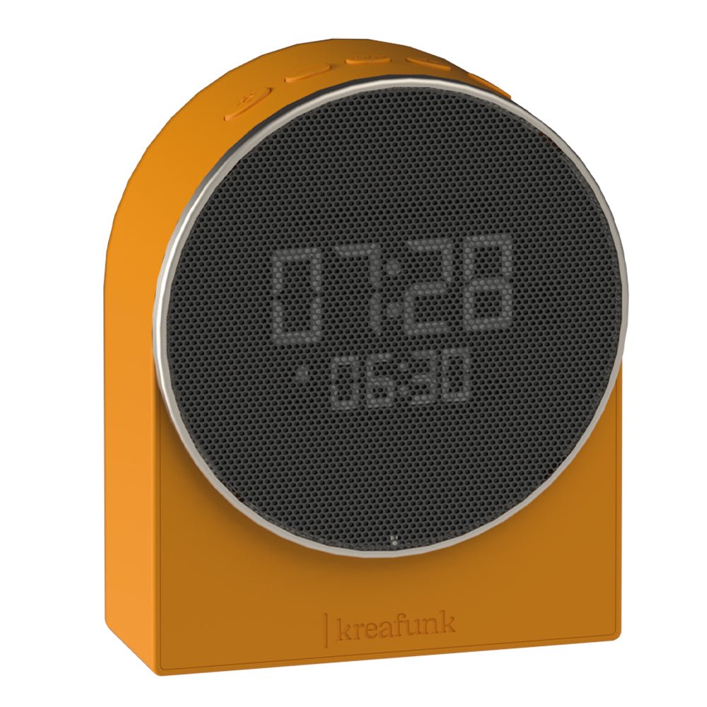 Kreafunk Ivy Alarm Clock W/ Bluetooth Speaker - Mango Burst - Alarm Clocks