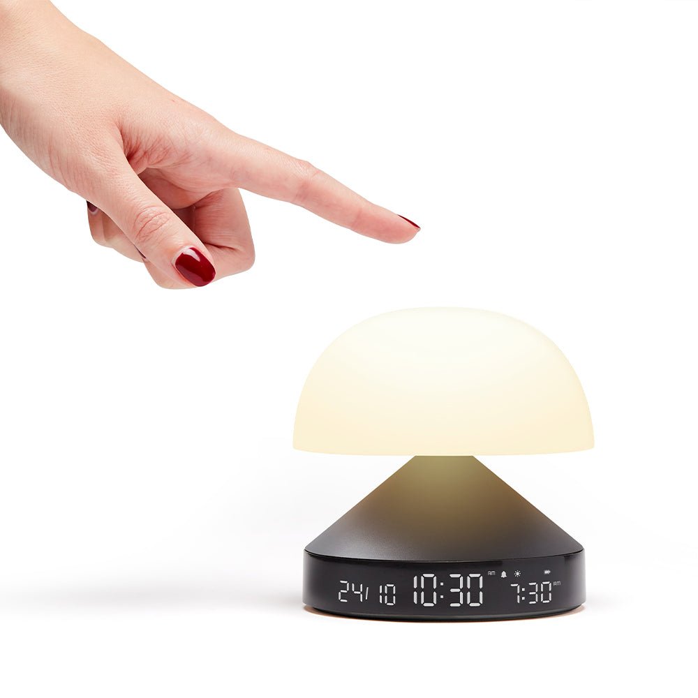 Lexon Mina Sunrise Sunrise Alarm Clock - Gunmetal - Alarm Clocks
