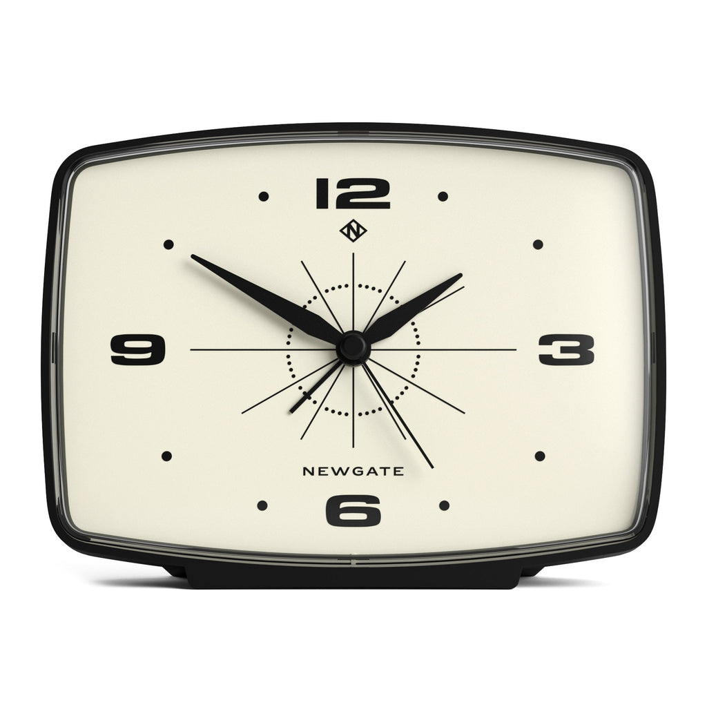 Newgate Brooklyn Alarm Clock - Black - Alarm Clocks