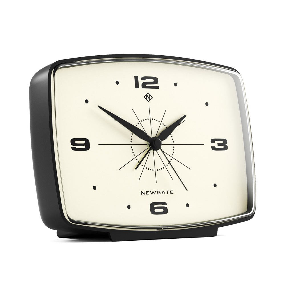 Newgate Brooklyn Alarm Clock - Black - Alarm Clocks