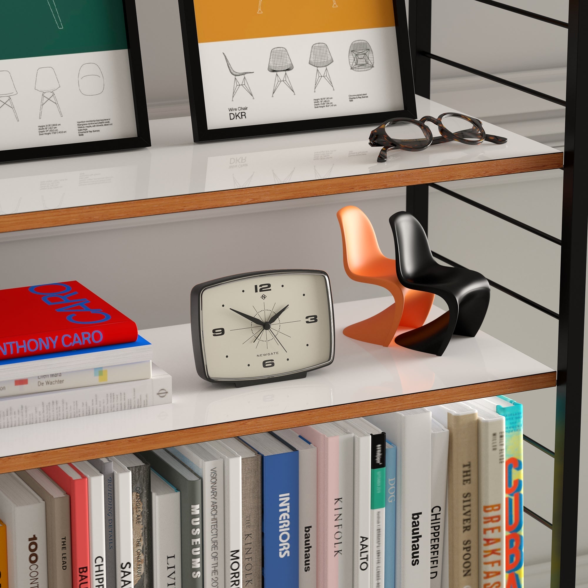 Newgate Brooklyn Alarm Clock - Black - Alarm Clocks